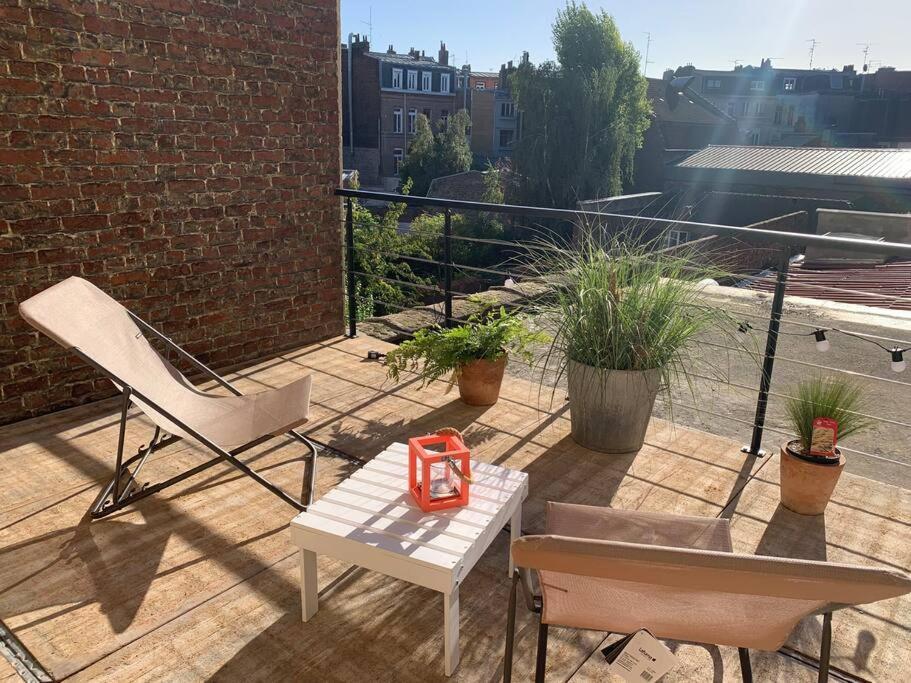 Appartement Centre Ville Avec Terrasse Лилль Экстерьер фото